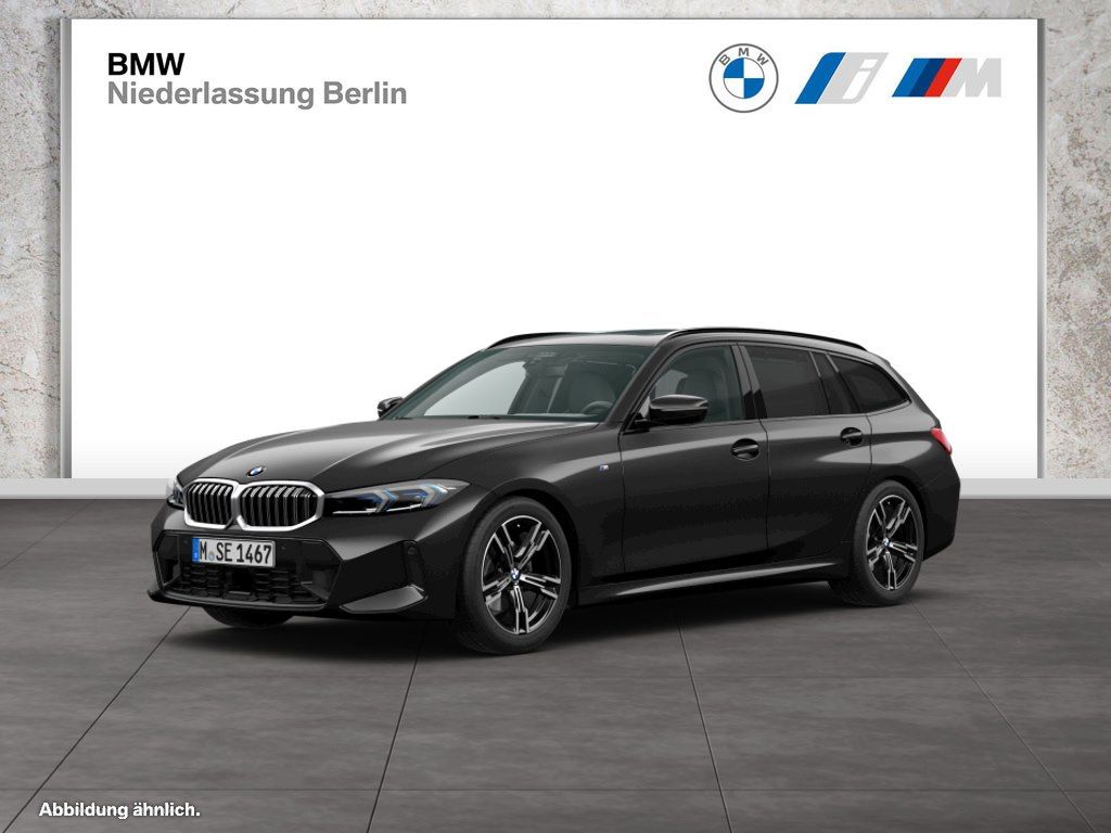 BMW 318 2023 г. Чёрный, пробег 58096 км