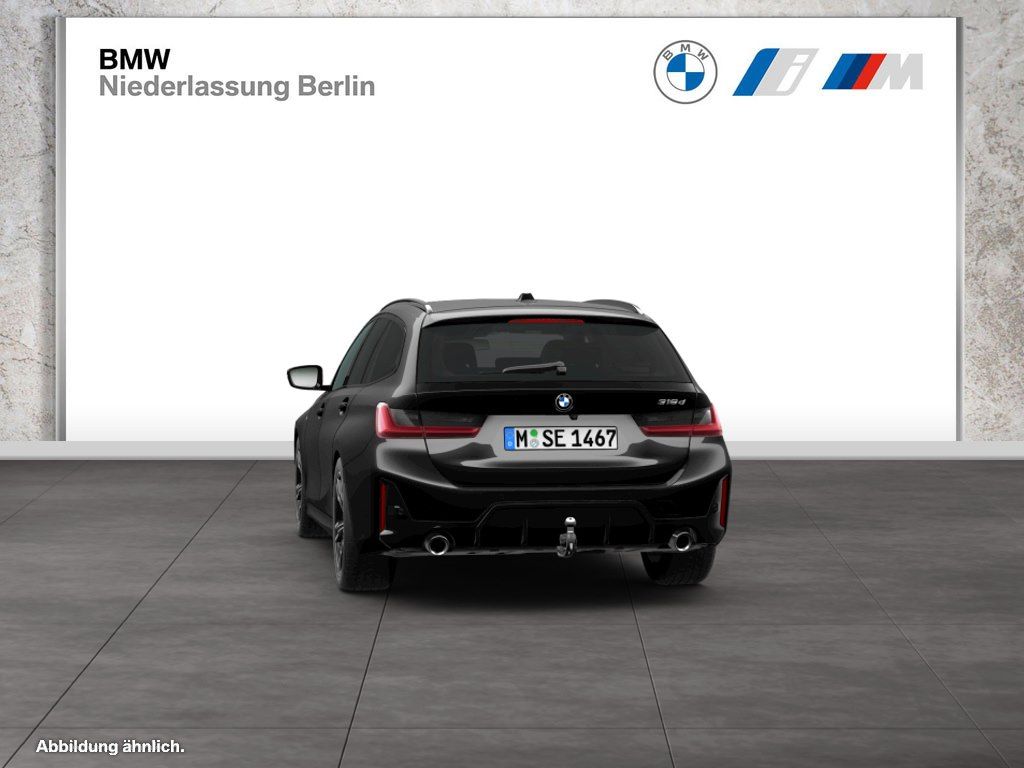 BMW 318 2023 г. Чёрный, пробег 58096 км