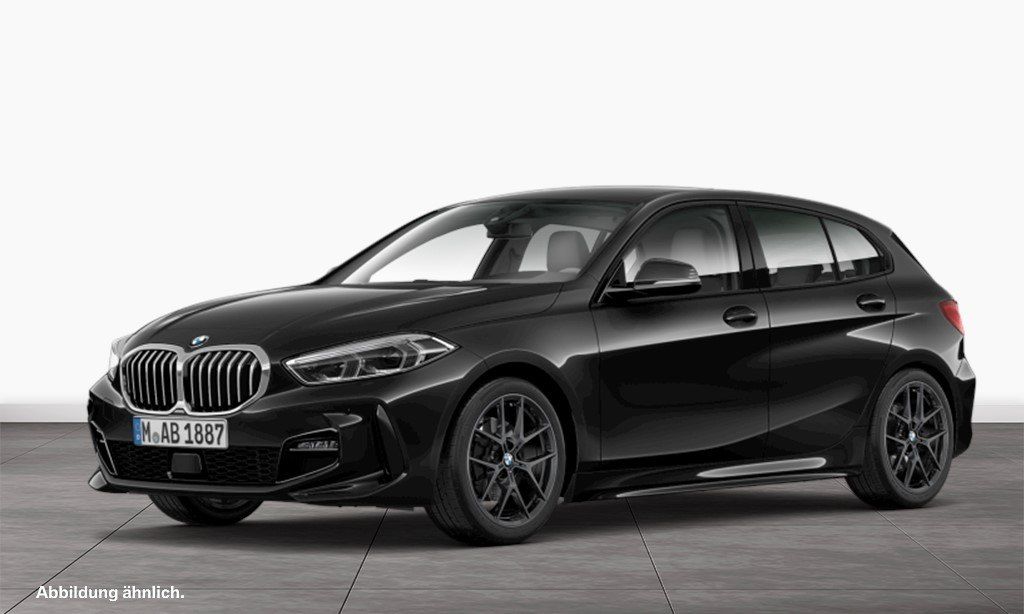 BMW 120 2023 г. Чёрный, пробег 37093 км