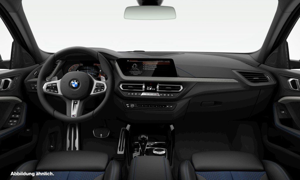 BMW 120 2023 г. Чёрный, пробег 37093 км