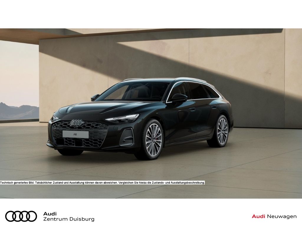 Audi A6 2025 г. Чёрный, пробег 14446 км