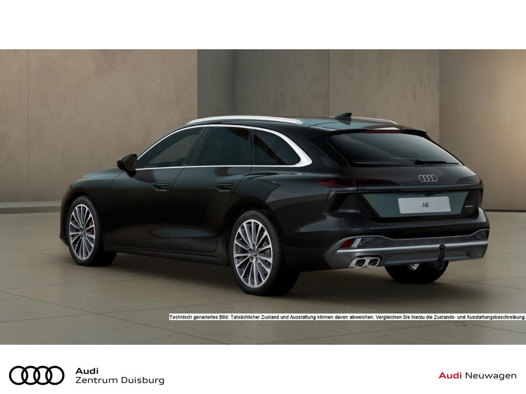 Audi A6 2025 г. Чёрный, пробег 14446 км