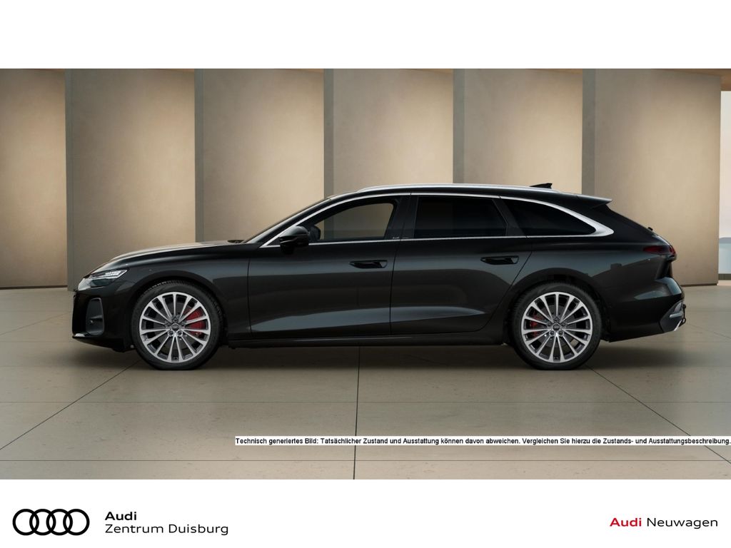 Audi A6 2025 г. Чёрный, пробег 14446 км