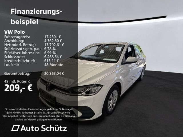 Volkswagen Polo 2023 г. Белый, пробег 50617 км