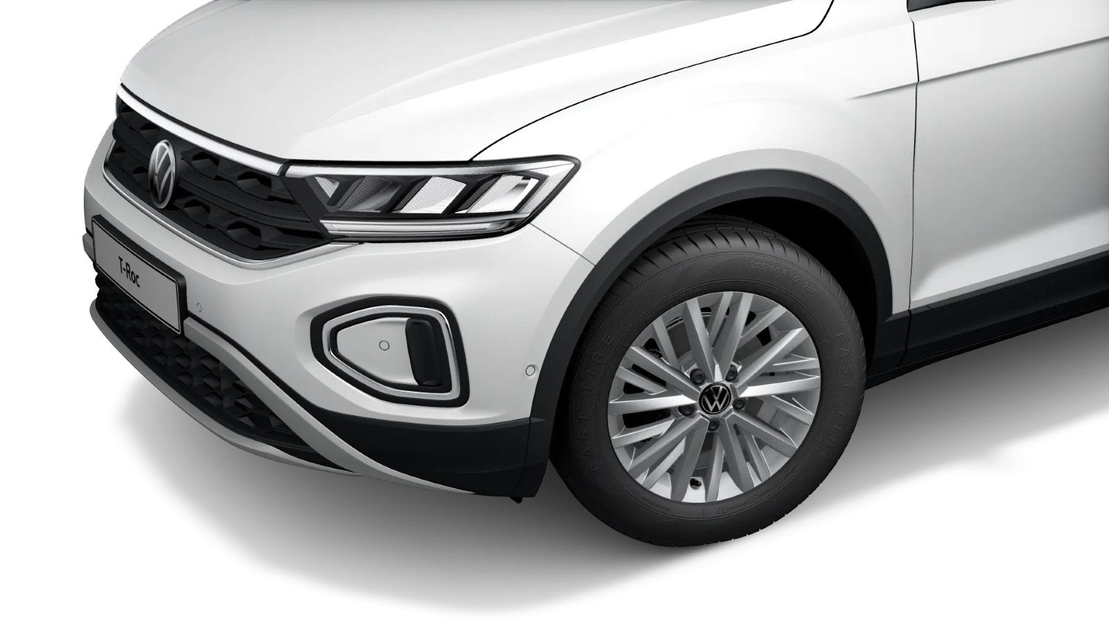 Volkswagen T-Roc 2023 г. Белый, пробег 24339 км