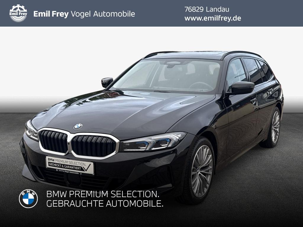 BMW 320 2023 г. Чёрный, пробег 52301 км