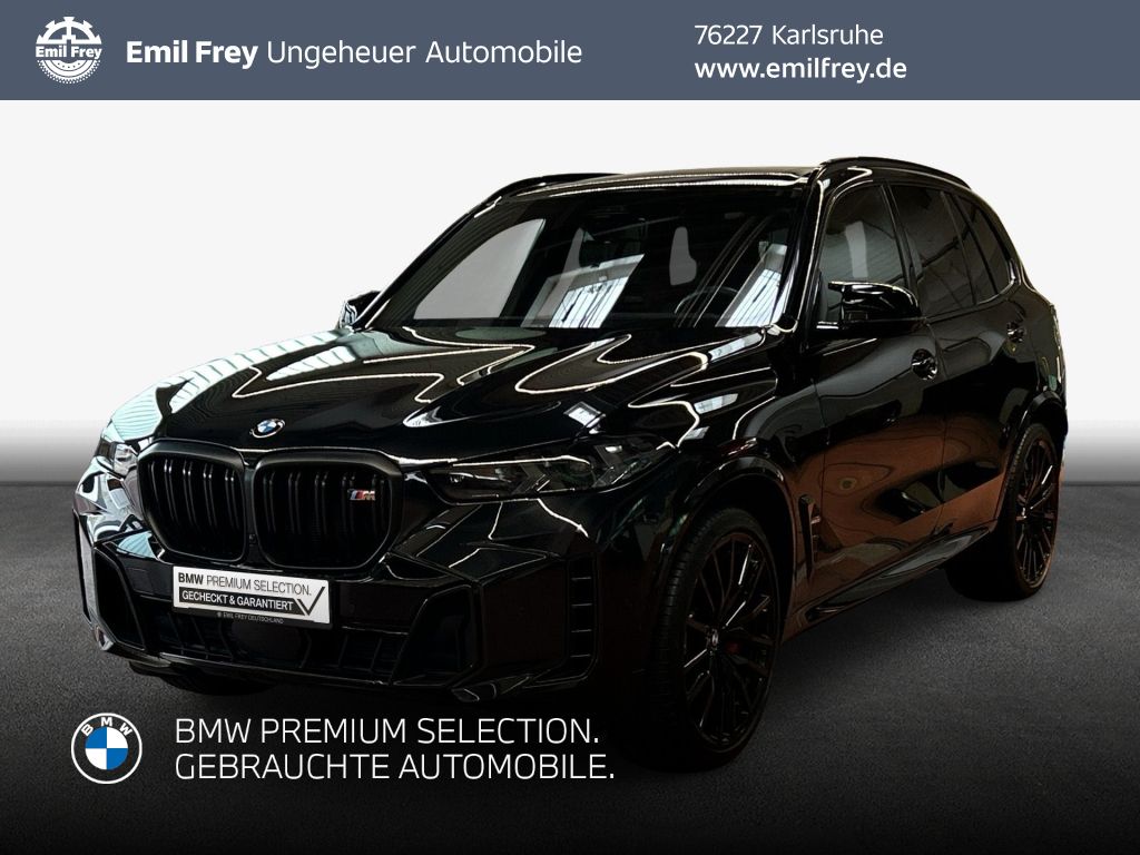 BMW X5 M60 2024 г. Чёрный, пробег 45106 км