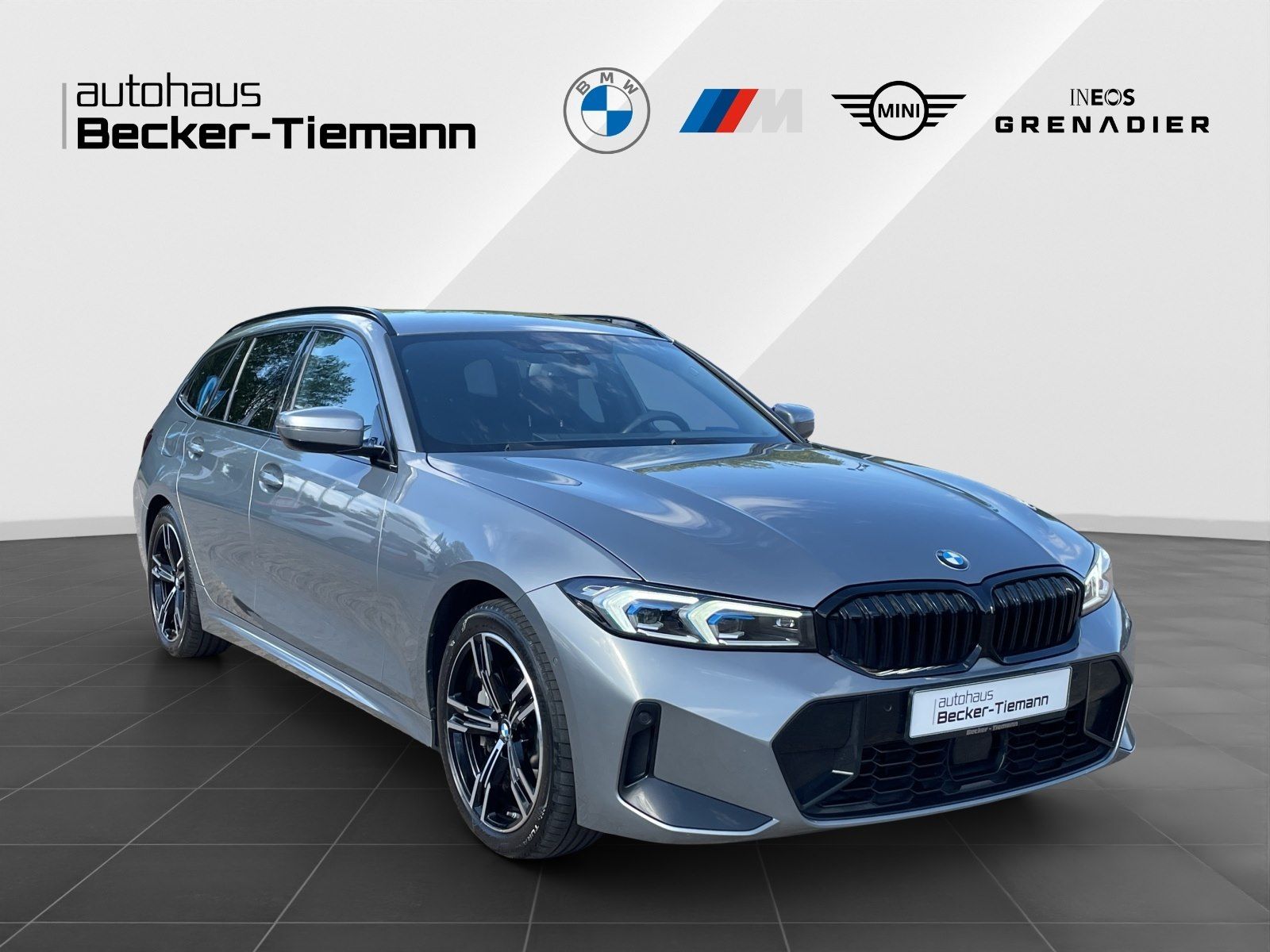 BMW 330 2023 г. Серый, пробег 48382 км
