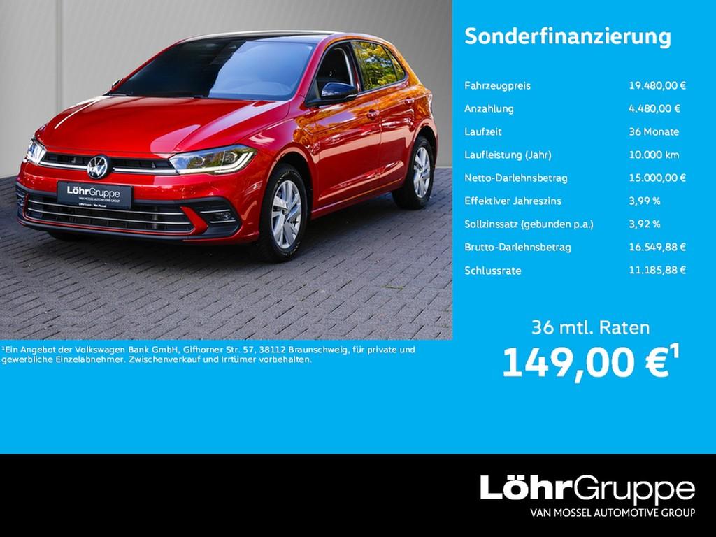 Volkswagen Polo 2022 г. Красный, пробег 34730 км