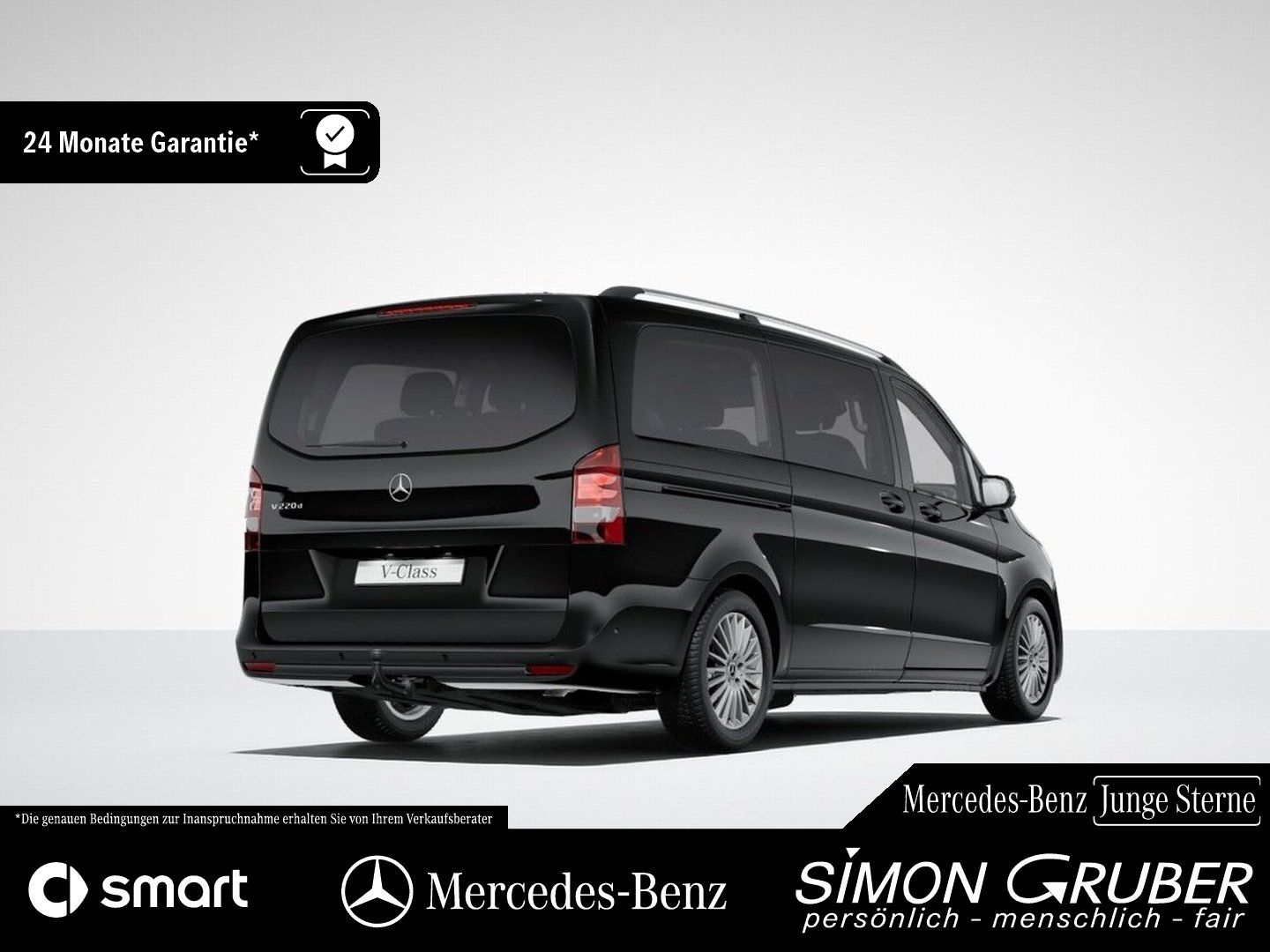 Mercedes-Benz V 220 2025 г. Чёрный, пробег 23928 км