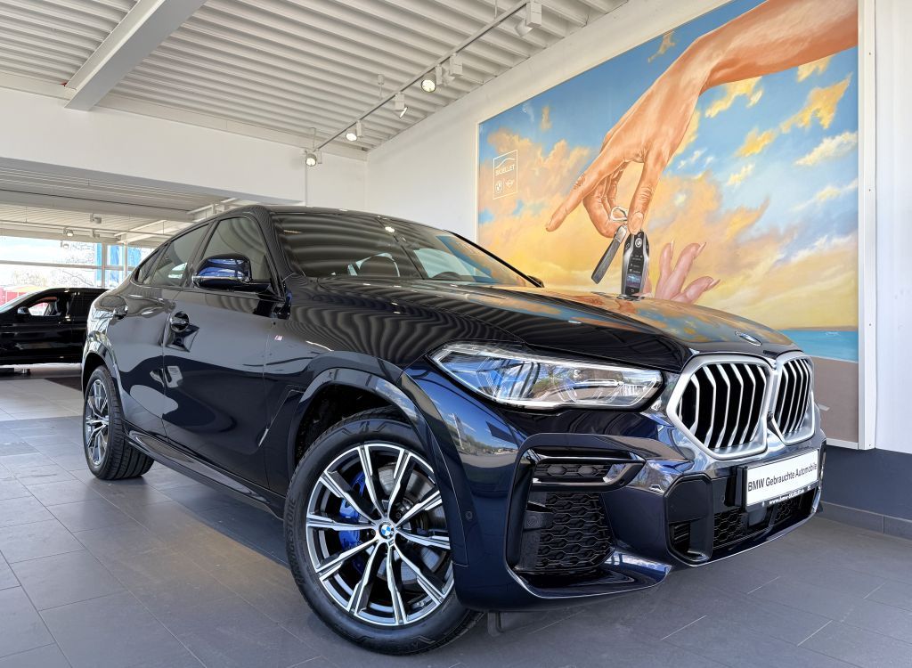 BMW X6 2023 г. Чёрный, пробег 45000 км