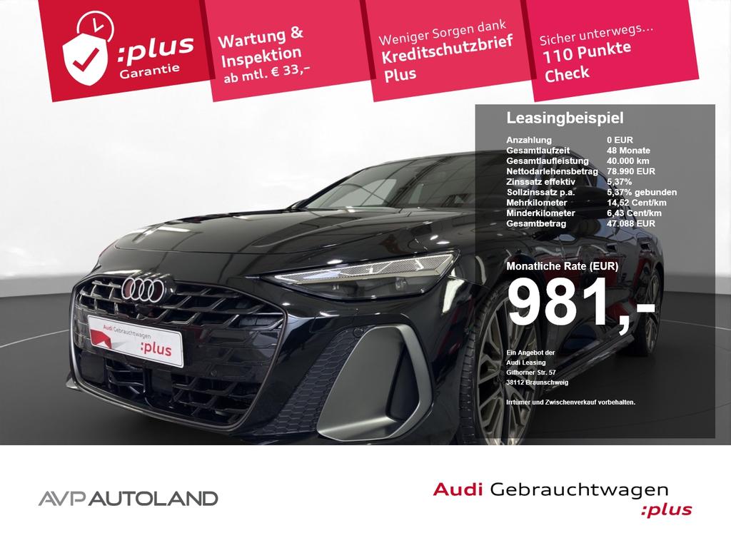 Audi A6 2025 г. Чёрный, пробег 24900 км