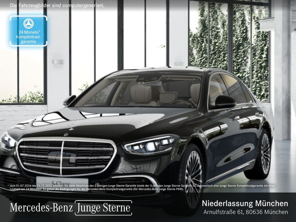 Mercedes-Benz S 580 2022 г. Чёрный, пробег 53063 км