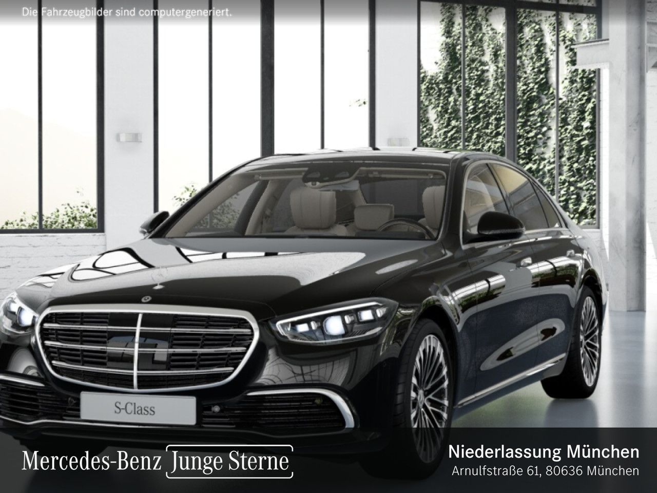 Mercedes-Benz S 580 2022 г. Чёрный, пробег 53063 км