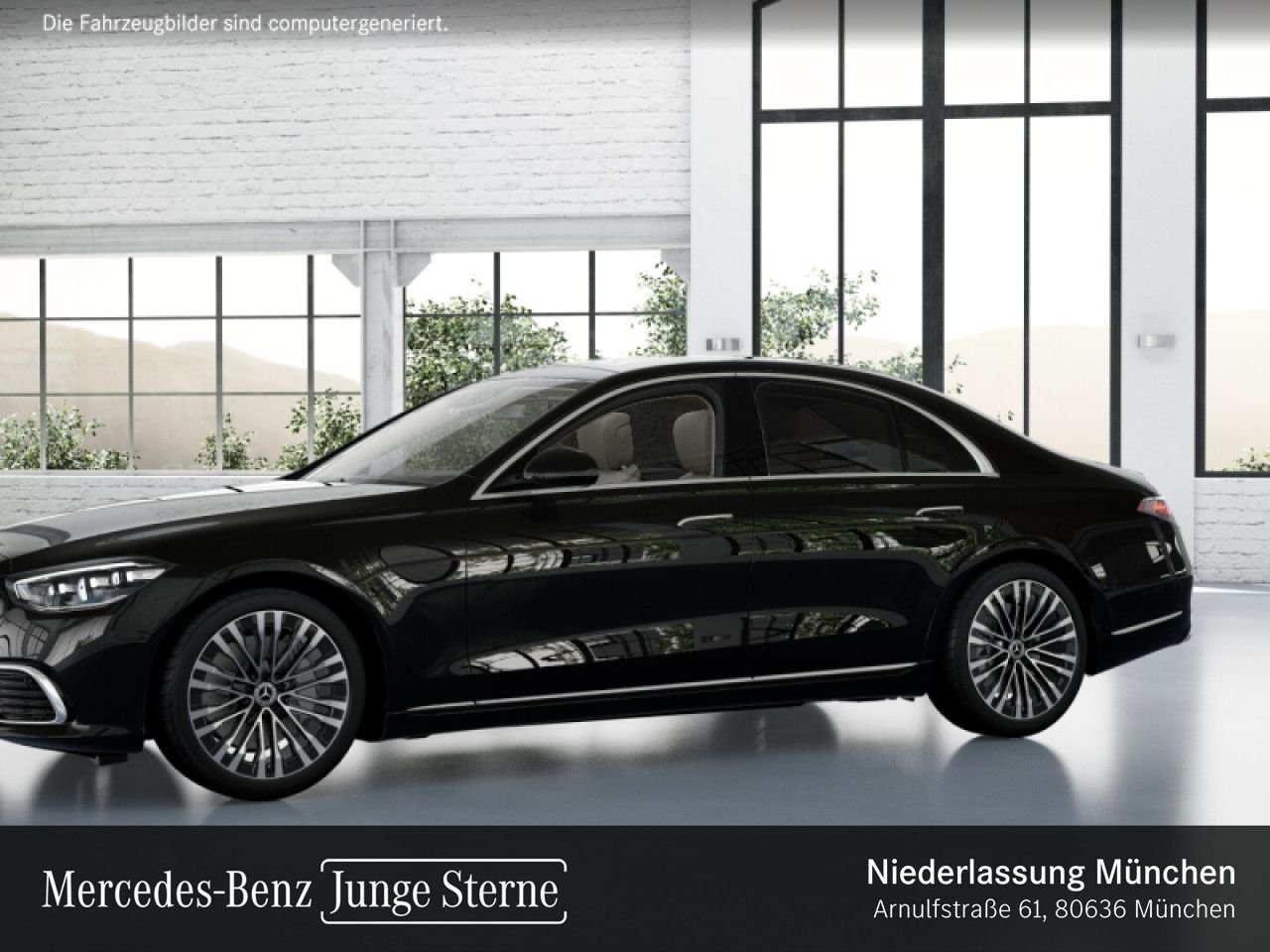 Mercedes-Benz S 580 2022 г. Чёрный, пробег 53063 км