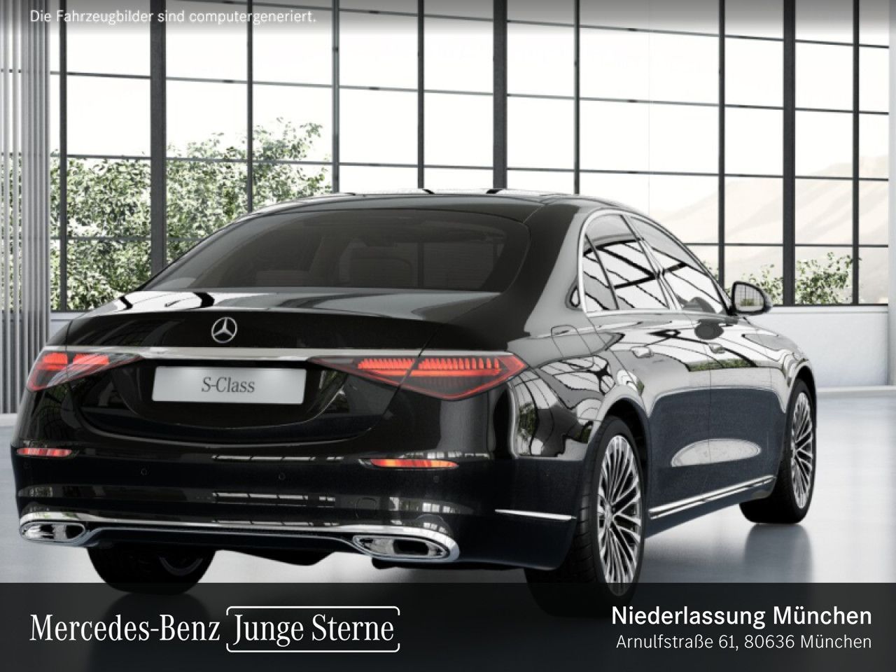 Mercedes-Benz S 580 2022 г. Чёрный, пробег 53063 км
