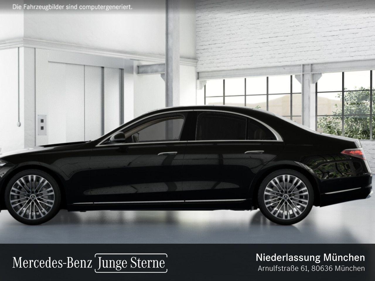 Mercedes-Benz S 580 2022 г. Чёрный, пробег 53063 км