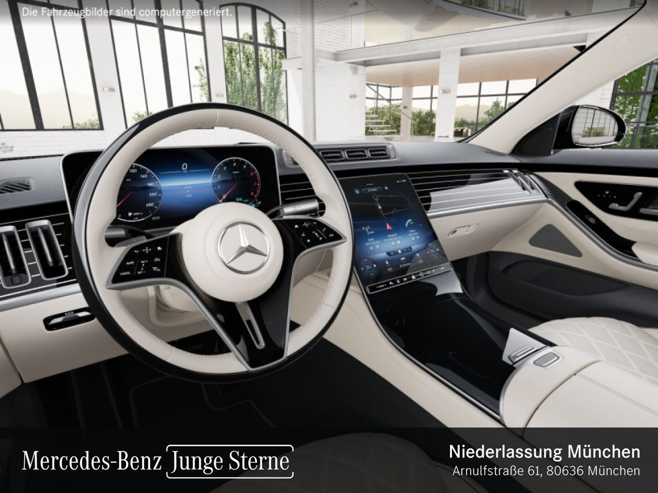 Mercedes-Benz S 580 2022 г. Чёрный, пробег 53063 км