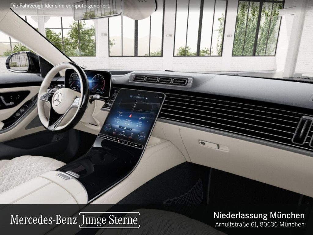Mercedes-Benz S 580 2022 г. Чёрный, пробег 53063 км