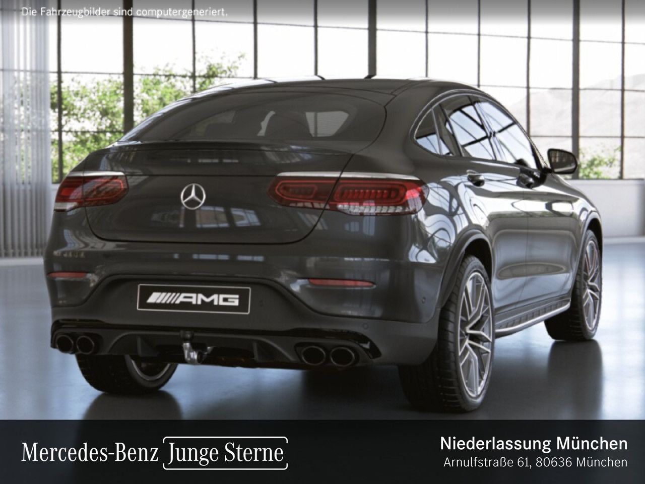 Mercedes-Benz GLC 43 AMG 2022 г. Серый, пробег 59968 км
