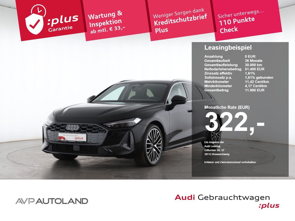 Audi A5 2025 г. Чёрный, пробег 5622 км