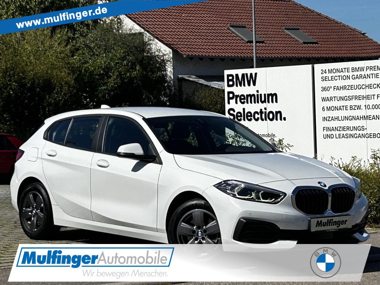 BMW 118 2022 г. Белый, пробег 41603 км