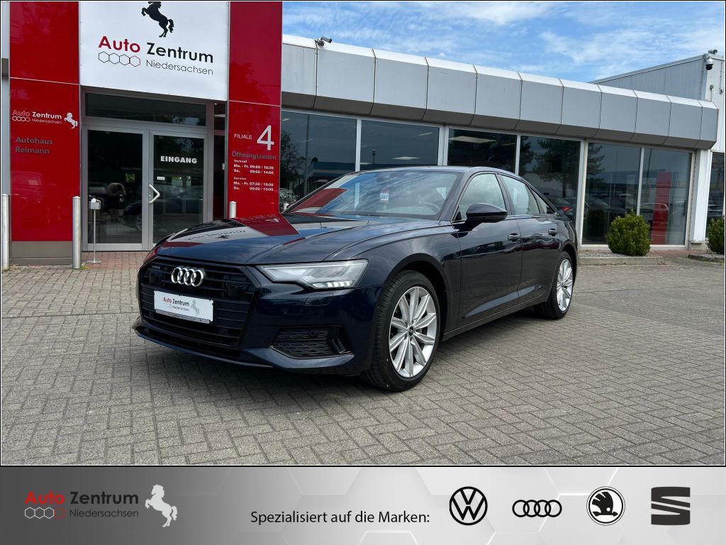 Audi A6 2021 г. Синий, пробег 59200 км
