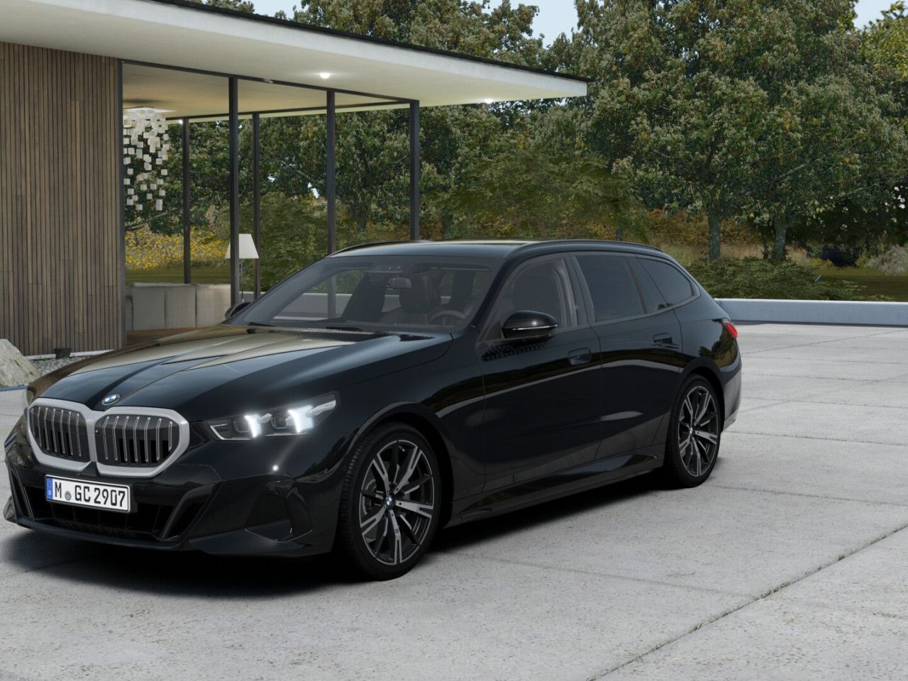 BMW 540 2026 г. Чёрный, пробег 24827 км