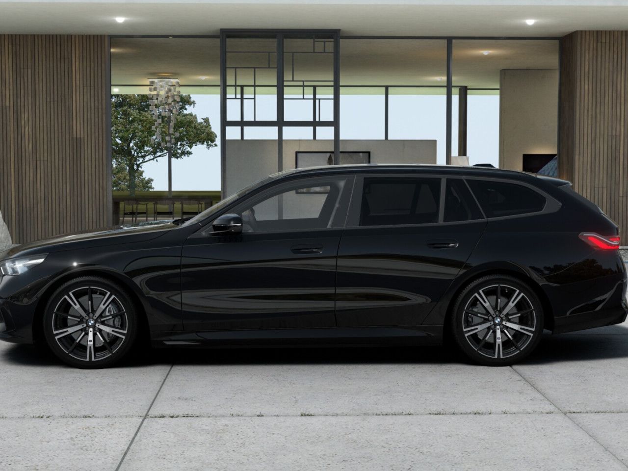 BMW 540 2026 г. Чёрный, пробег 24827 км