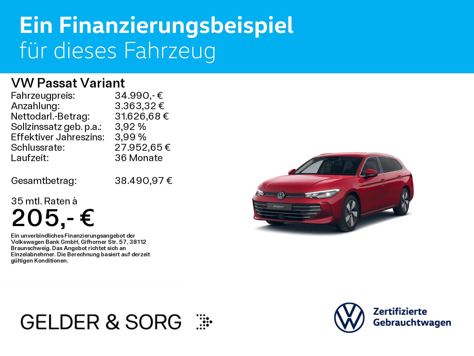 Volkswagen PASSAT VARIANT 2025 г. Красный, пробег 4446 км