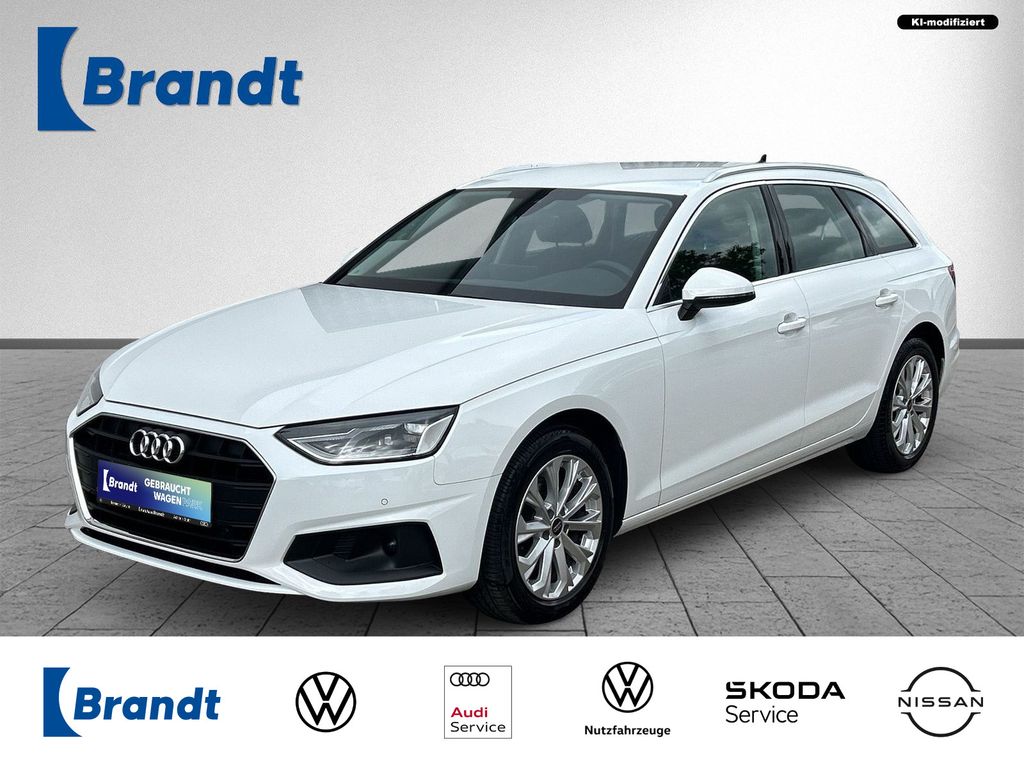 Audi A4 2023 г. Белый, пробег 53160 км