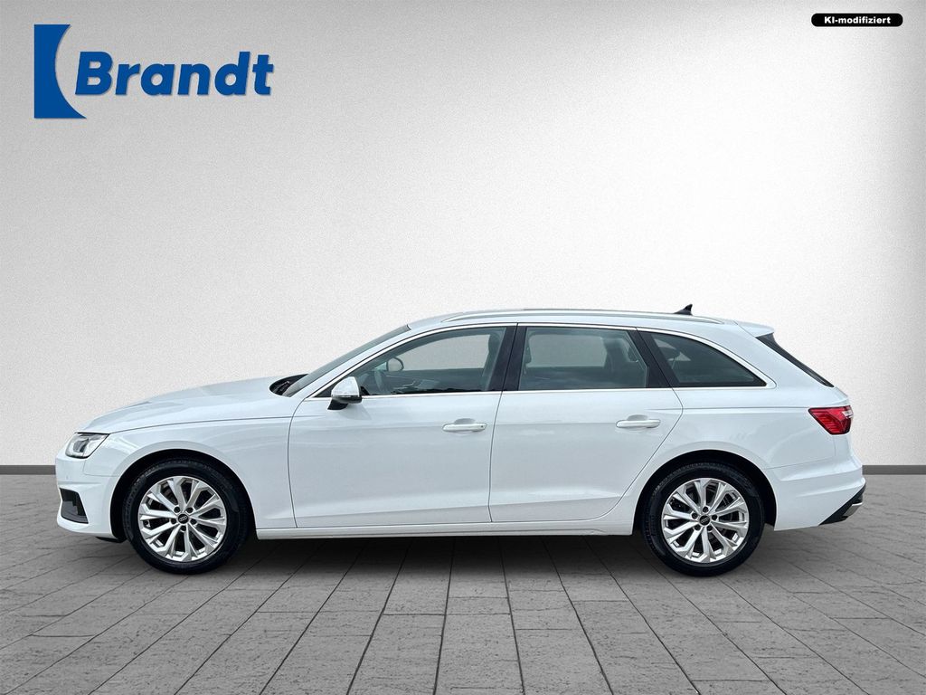 Audi A4 2023 г. Белый, пробег 53160 км