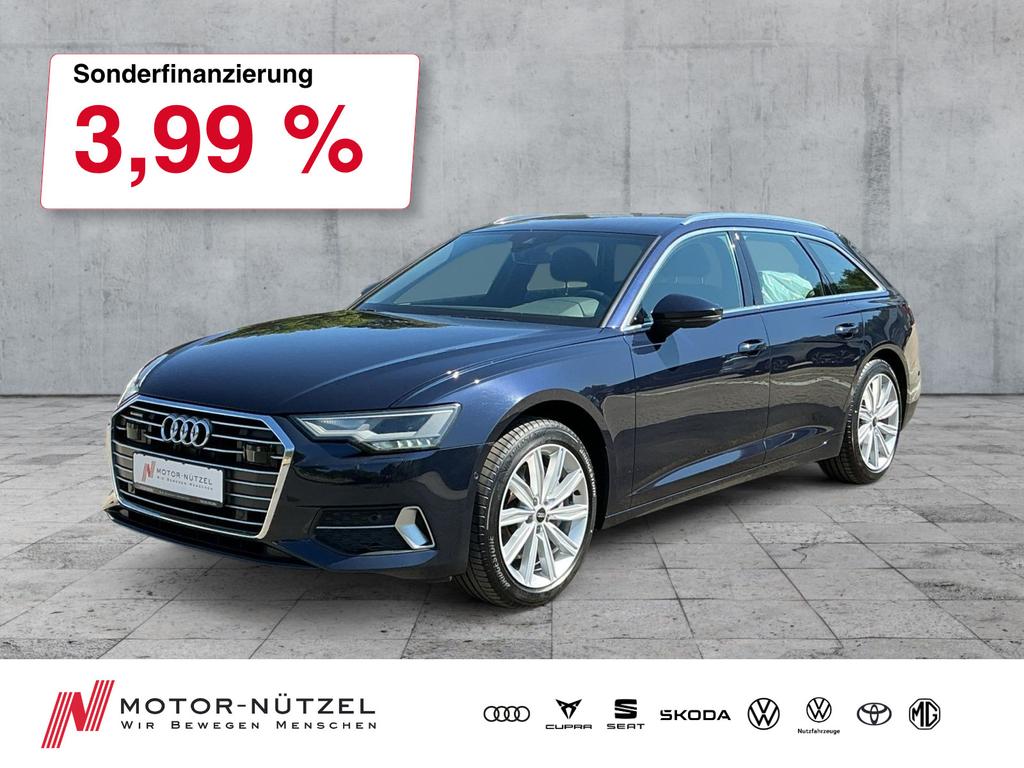 Audi A6 2021 г. Синий, пробег 51930 км