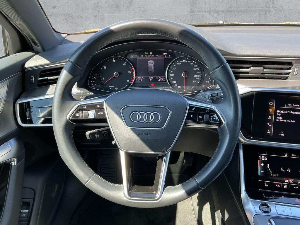 Audi A6 2021 г. Синий, пробег 51930 км