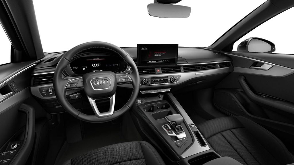 Audi A4 2023 г. Чёрный, пробег 49142 км