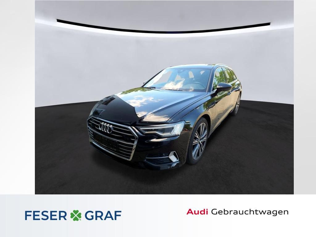 Audi A6 2023 г. Чёрный, пробег 56131 км