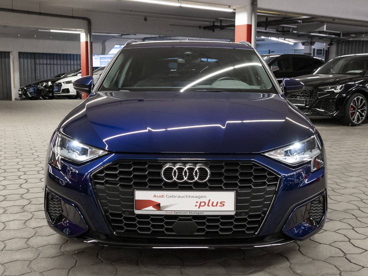 Audi A3 2022 г. Синий, пробег 44112 км