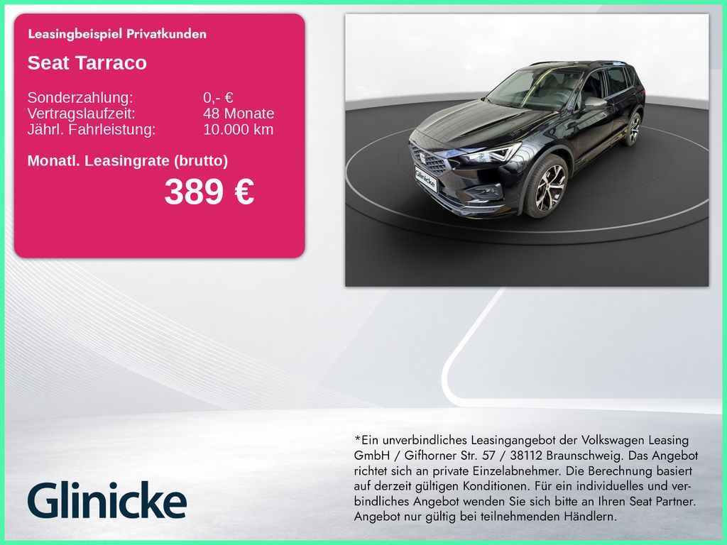 SEAT Tarraco 2022 г. Чёрный, пробег 44530 км