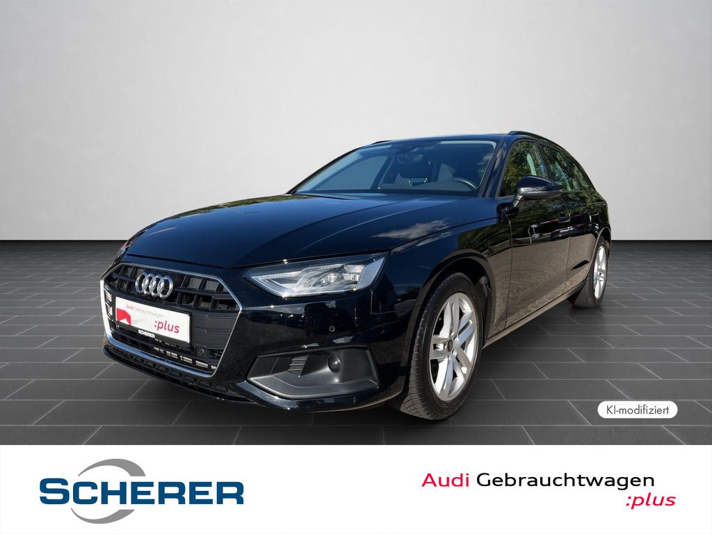 Audi A4 2023 г. Чёрный, пробег 48900 км