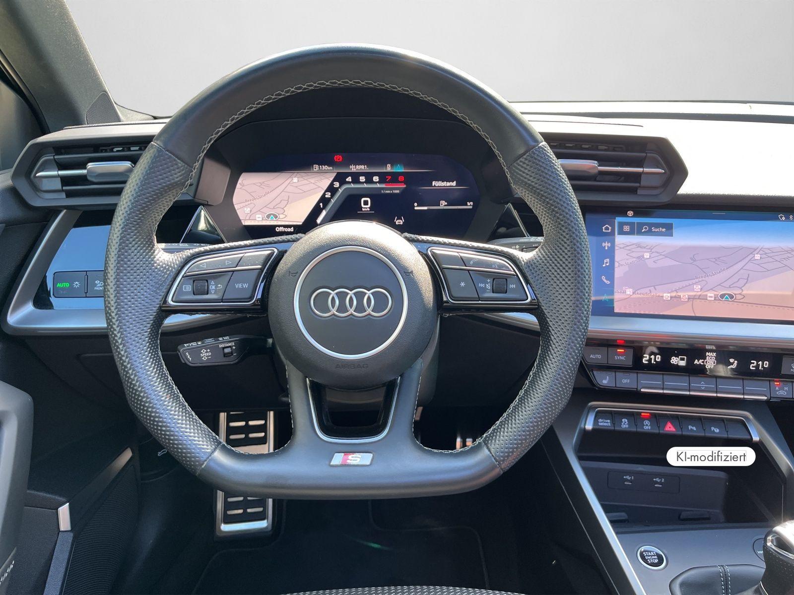 Audi A3 2023 г. Синий, пробег 40290 км