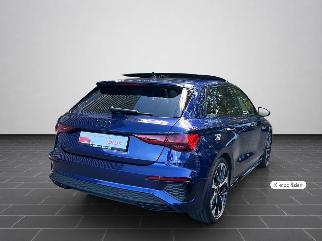 Audi A3 2023 г. Синий, пробег 40290 км