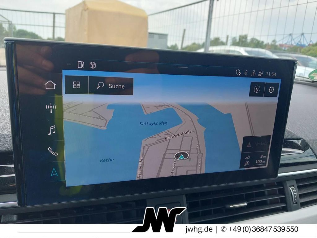 Audi A4 2023 г. Синий, пробег 41600 км