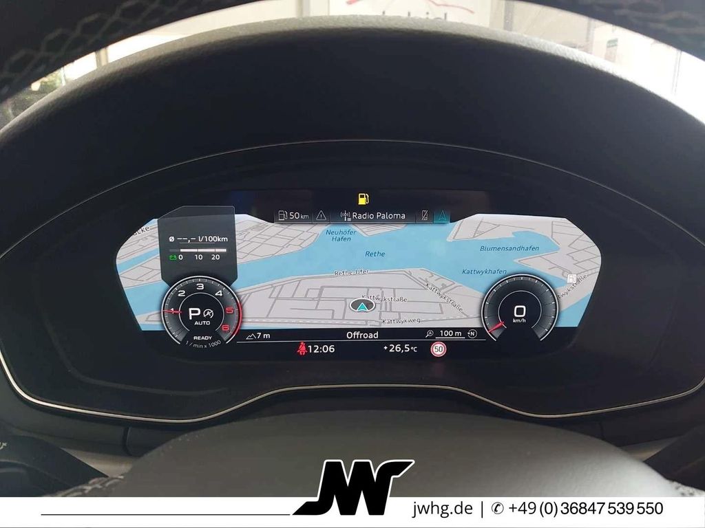 Audi A4 2023 г. Синий, пробег 41600 км