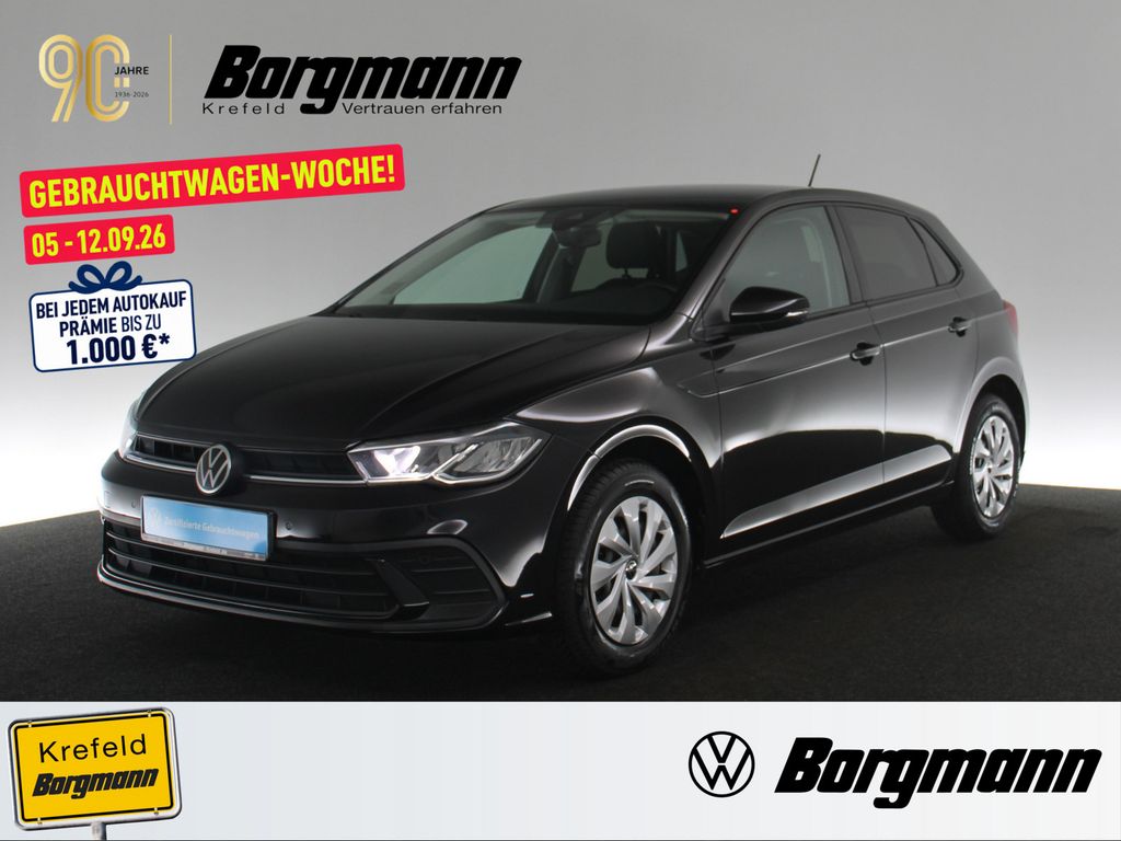 Volkswagen Polo 2023 г. Чёрный, пробег 46982 км