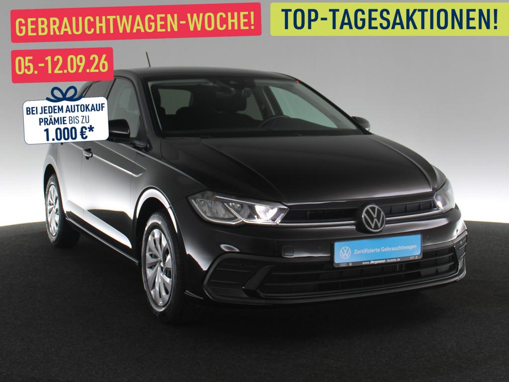 Volkswagen Polo 2023 г. Чёрный, пробег 46982 км