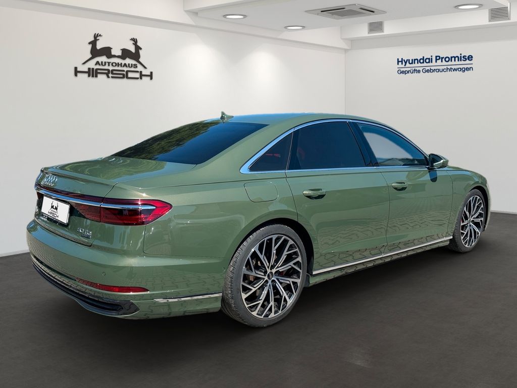 Audi A8 2023 г. Зелёный, пробег 40100 км