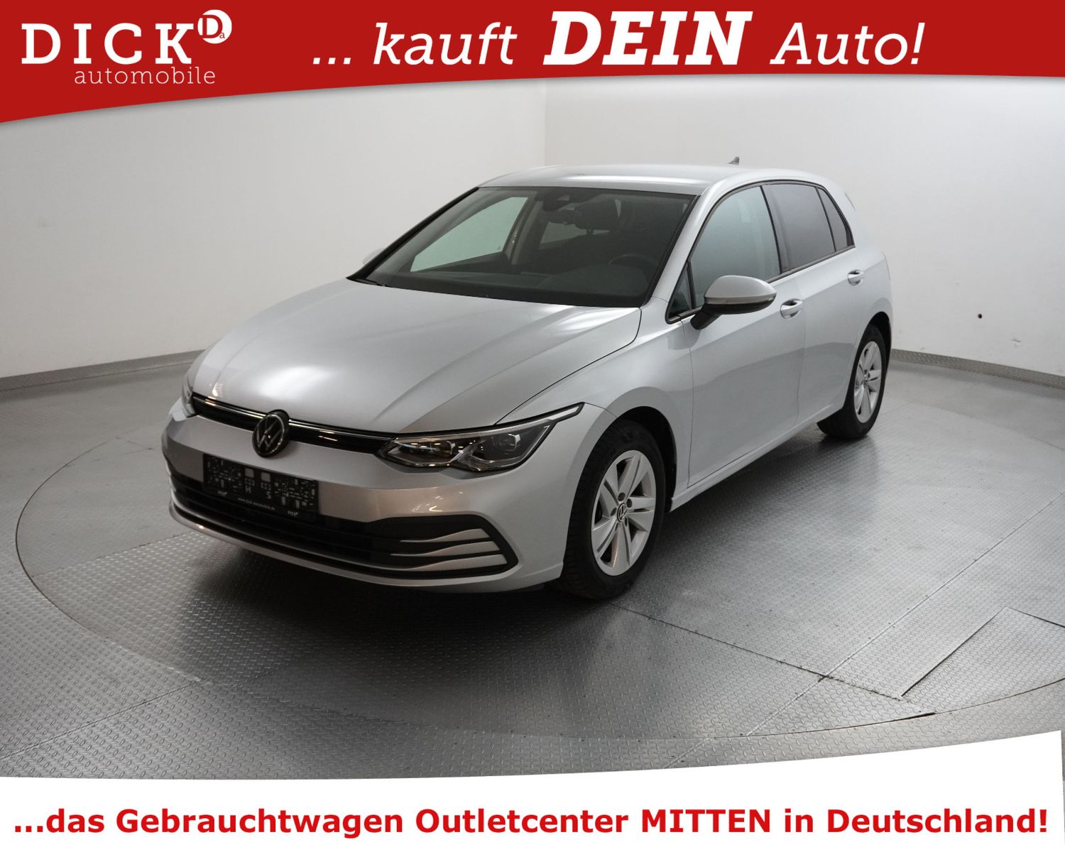 Volkswagen Golf 2022 г. Серебристый, пробег 35406 км