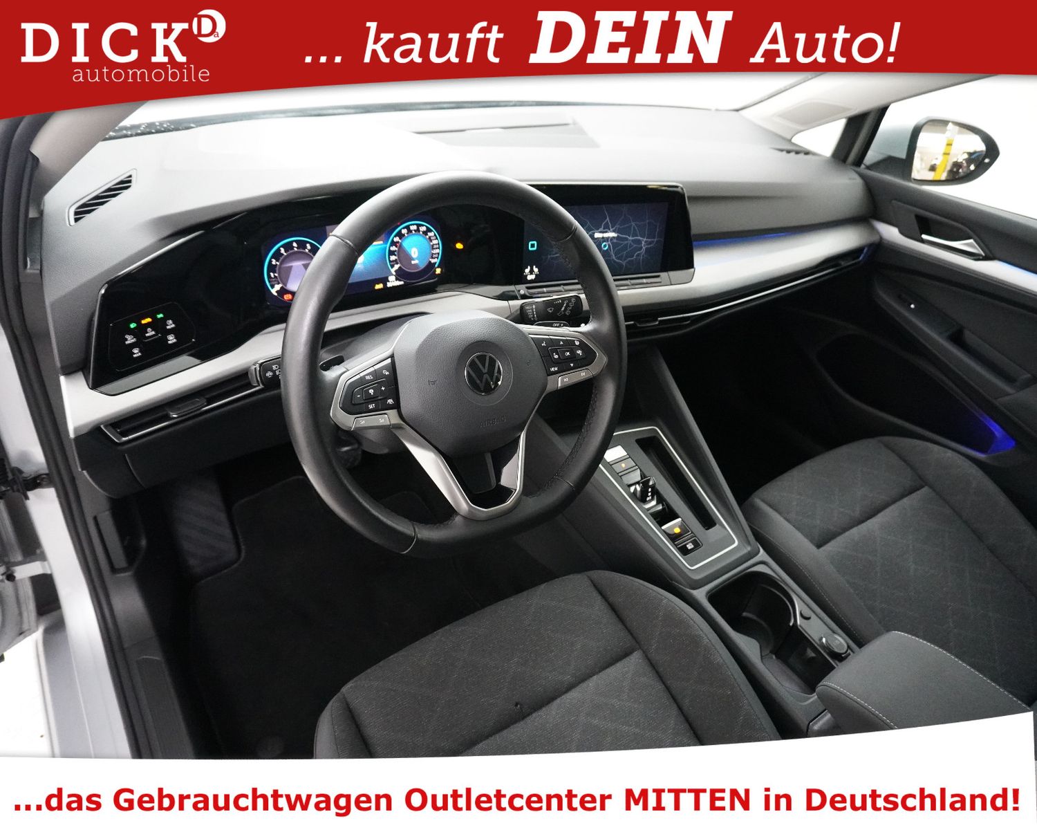 Volkswagen Golf 2022 г. Серебристый, пробег 35406 км