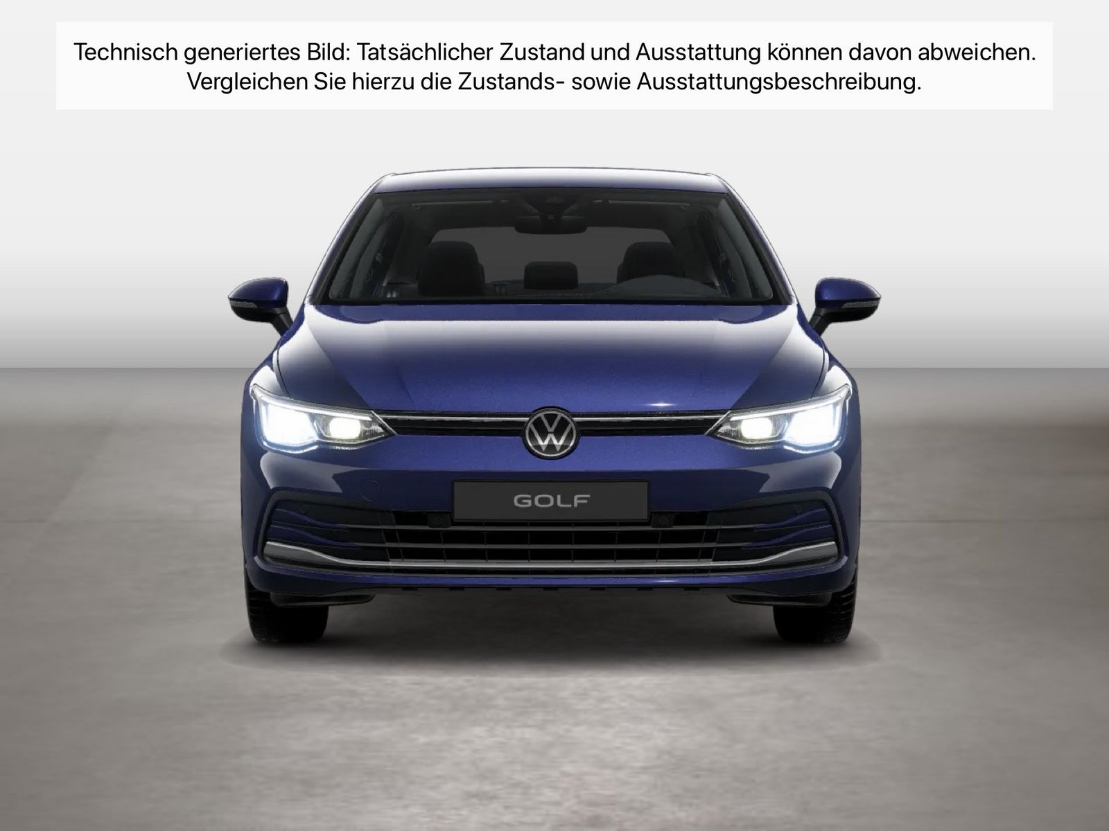 Volkswagen Golf 2023 г. Синий, пробег 33394 км