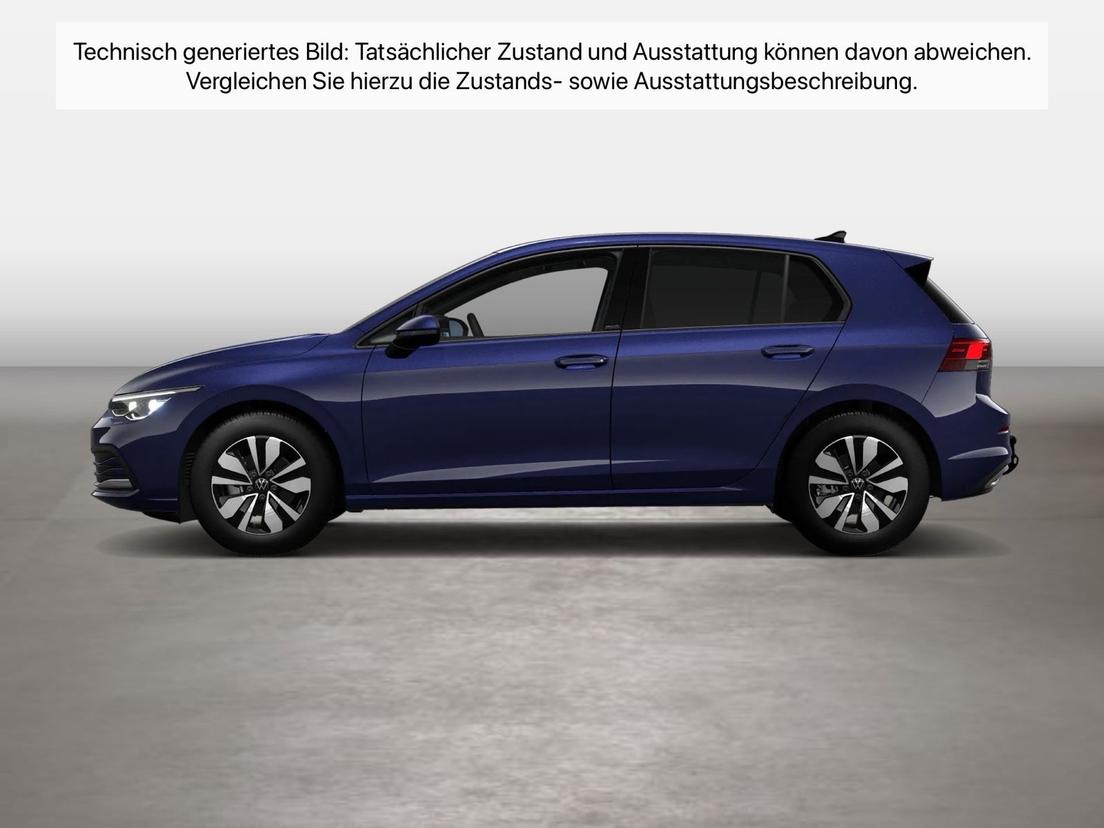 Volkswagen Golf 2023 г. Синий, пробег 33394 км